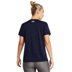 T-shirt z dekoltem V damski UA Tech™ Twist - Granatowy - Under Armour