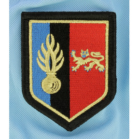 Écusson Gendarmerie Mobile zone de défense Bordeaux 2ème LGM Brodé