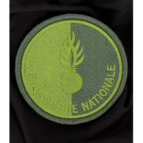 Emblemat Gendarmerie Nationale nieautoryzowany niska widoczność Zielony - DMB Products