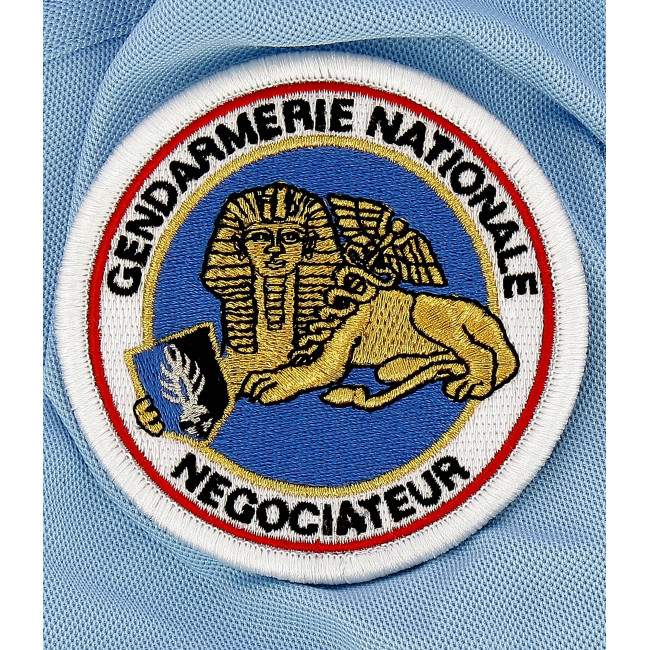 Geborduurd embleem Nationale Rijkswacht Onderhandelaar - DMB