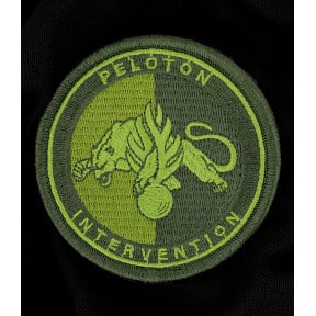 Écusson Peloton Intervention Gendarmerie Basse visi. Vert