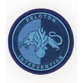 Embleem Peloton Interventie Gendarmerie Lage zichtb. Blauw