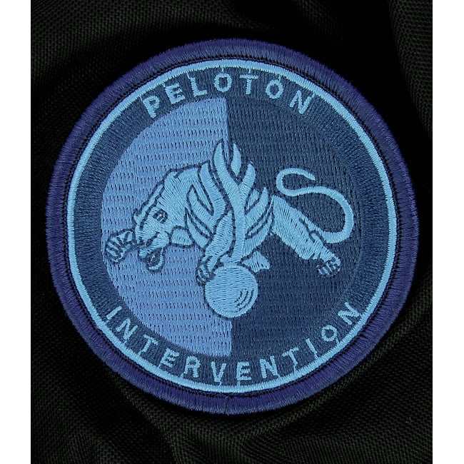 Écusson Peloton Intervention Gendarmerie Basse visi. Bleu