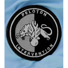 Embleem Peloton Interventie Gendarmerie lage zichtbaarheid Zwart - DMB Products