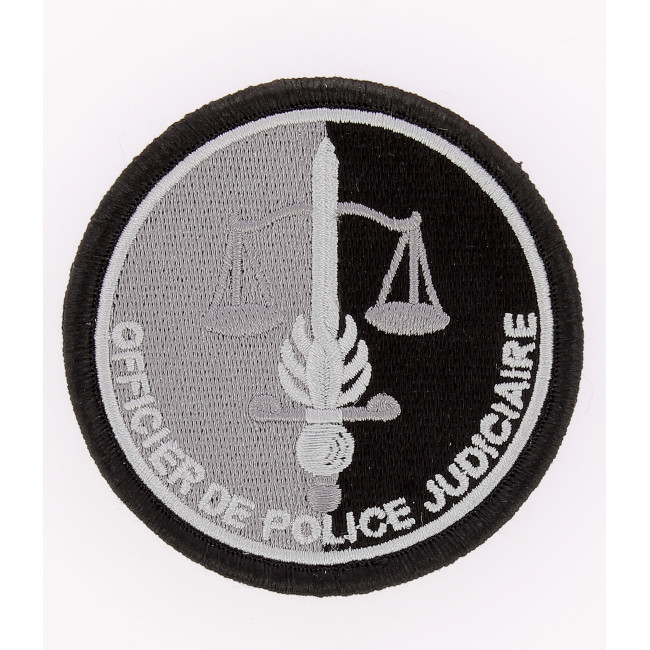 Embleem OPJ lage zichtbaarheid Zwart - DMB Products