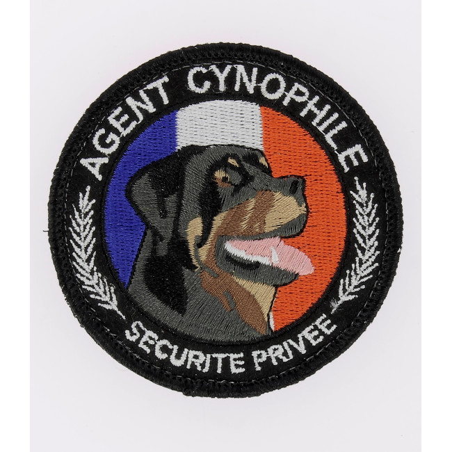 Écusson rond Agent Cynophile Rott -Patrol Equipement