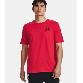 T-shirt à manches courtes UA Sportstyle Left Chest pour homme - Rouge - Under Armour
