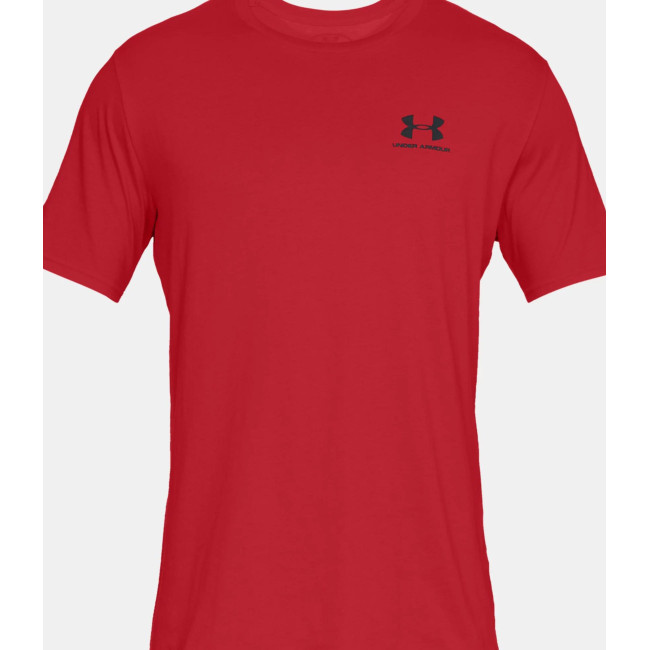 T-shirt à manches courtes UA Sportstyle Left Chest pour homme - Rouge - Under Armour