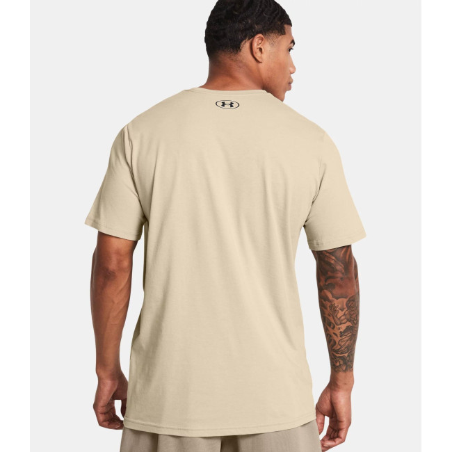 T-shirt met korte mouwen UA Sportstyle Left Chest voor heren - Khaki - Under Armour