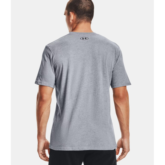UA Sportstyle Left Chest Kurzarm-T-Shirt für Herren - Stahlgrau - Under Armour