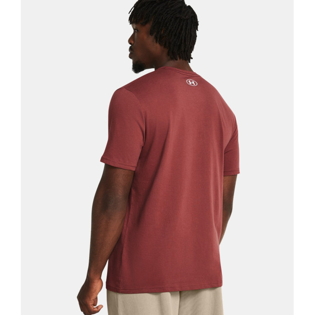 T-shirt à manches courtes UA Sportstyle Left Chest pour homme - Bordeaux - Under Armour