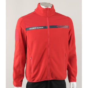 Veste polaire Sécurité Incendie Rouge - Safetek by GK