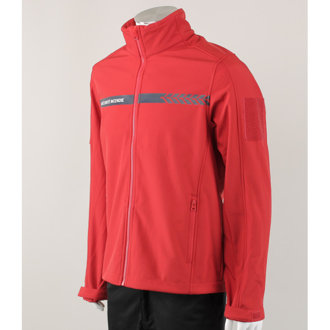 Softshell Safetek Ochrona Przeciwpożarowa Czerwony - GK
