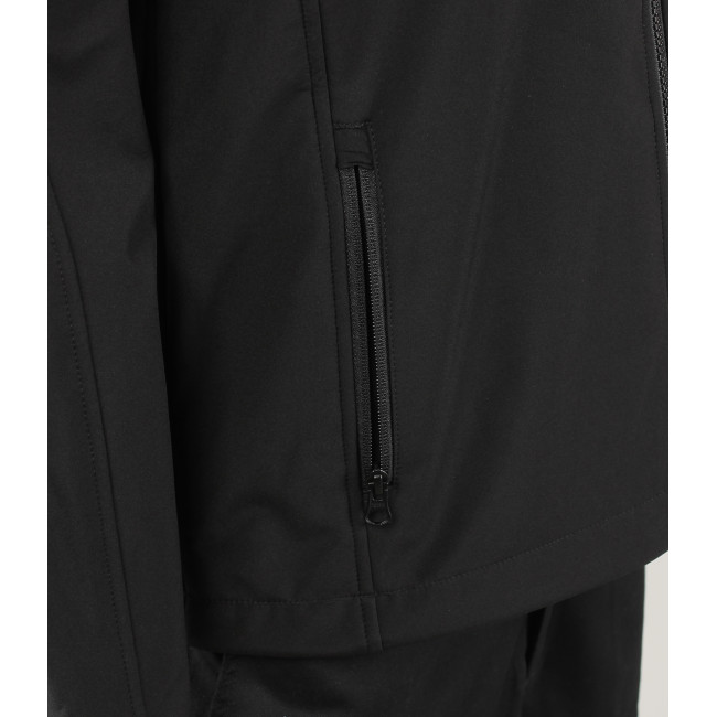 Softshell Safetek Private Sicherheit mit HV-Streifen Schwarz - GK