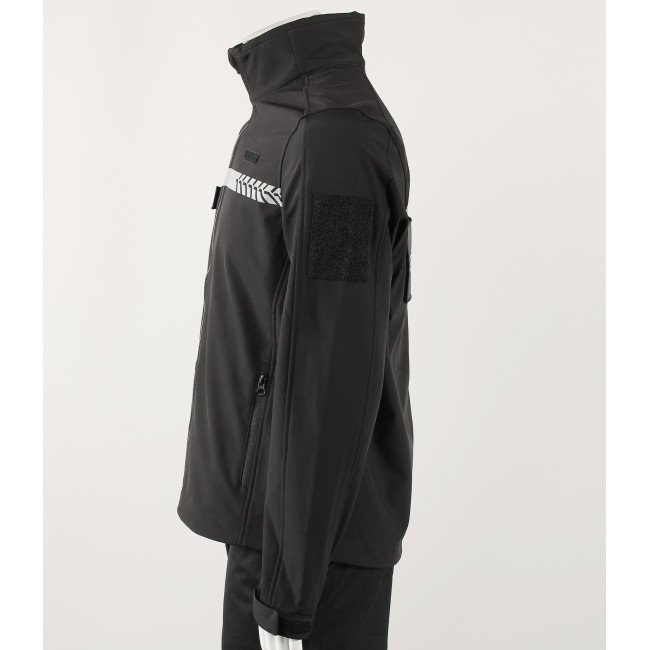 Softshell Safetek Sécurité Privée avec bande HV Noir - GK
