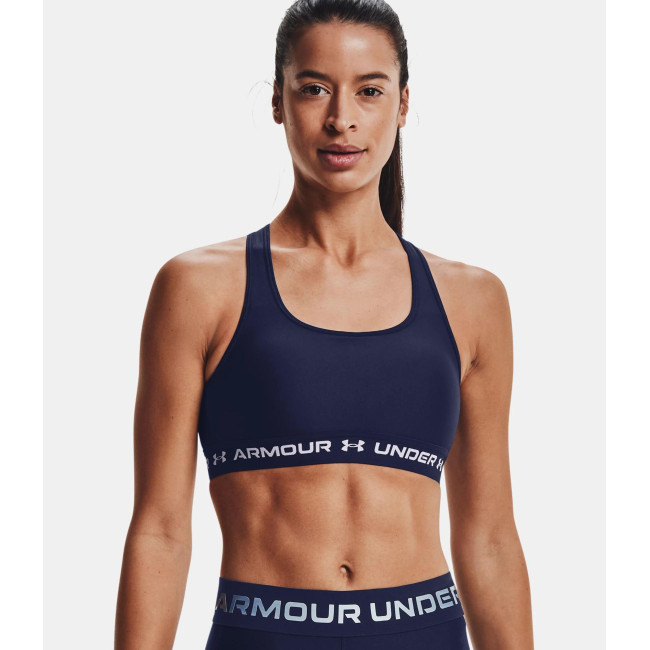 Soutien-gorge de sport à maintien modéré Armour® Crossback pour femme - Bleu Marine - Under Armour