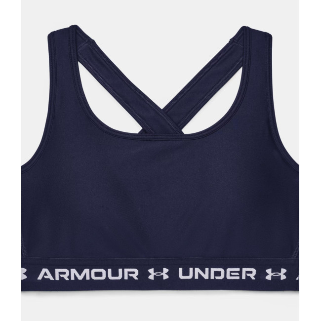 Sport-BH met matige ondersteuning Armour® Crossback voor dames - Marineblauw - Under Armour
