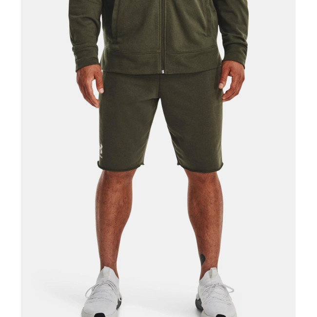 Spodenki męskie UA Rival Terry - Oliwkowy - Under Armour