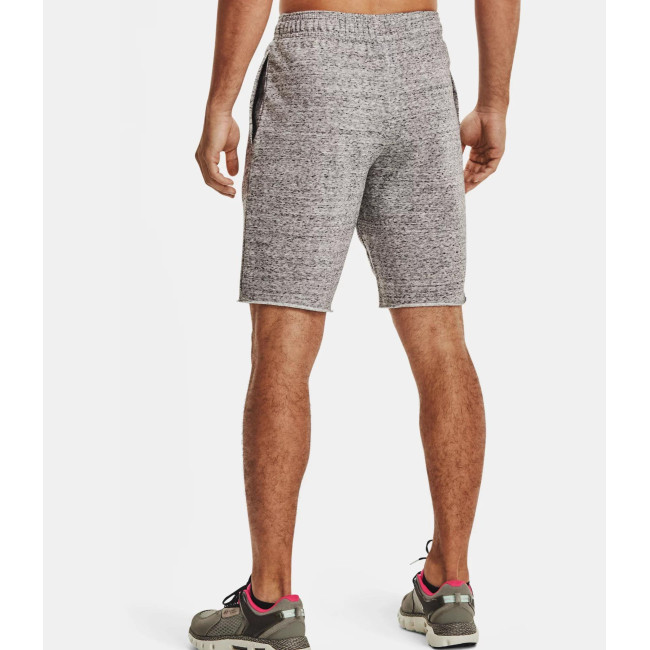 Short UA Rival Terry pour homme - Blanc Onyx - Under Armour