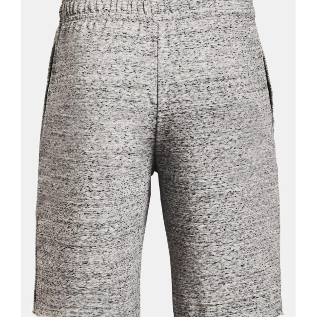 Short UA Rival Terry pour homme - Blanc Onyx - Under Armour