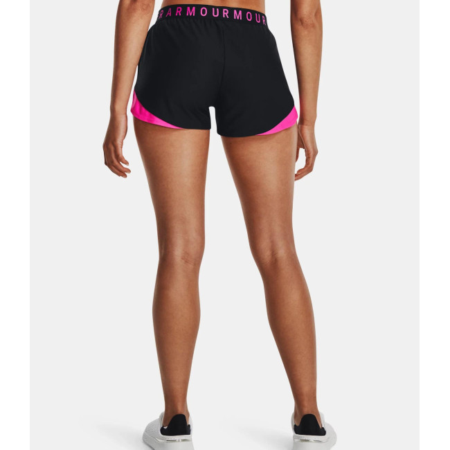 Short UA Play Up 3.0 pour femme - Noir / Rose - Under Armour