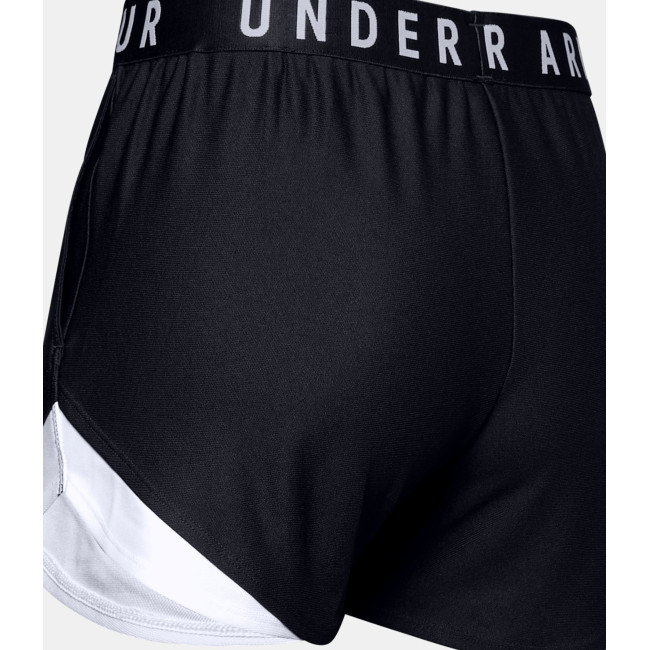 Short UA Play Up 3.0 pour femme - Noir / Blanc - Under Armour