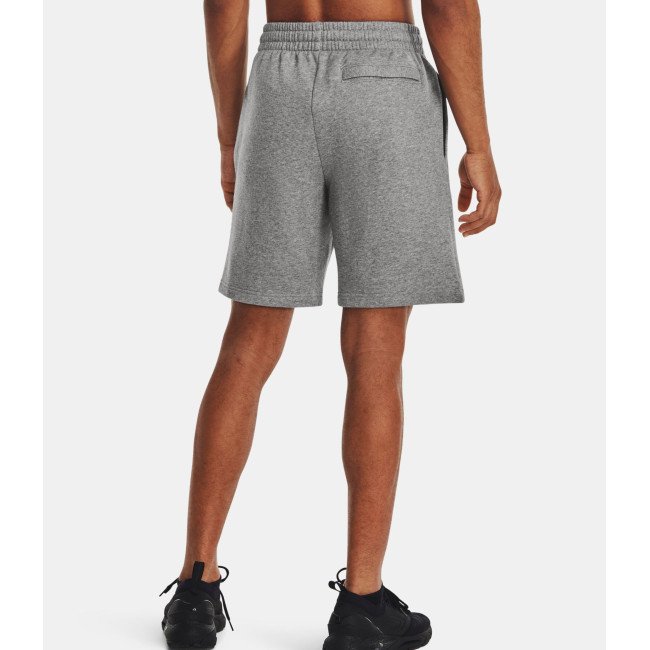 Short polaire homme UA Rival - Gris Chiné / Blanc - Under Armour
