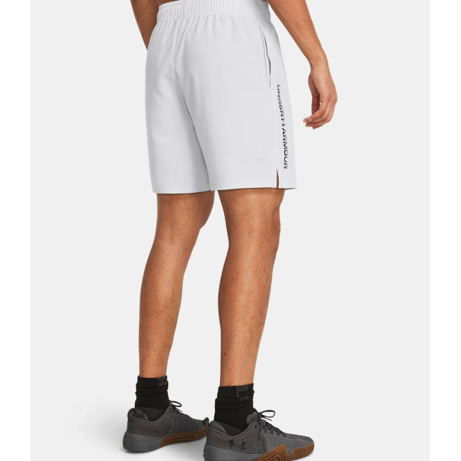 Heren short UA Tech™ Woven Wordmark - Halo Grijs - Under Armour