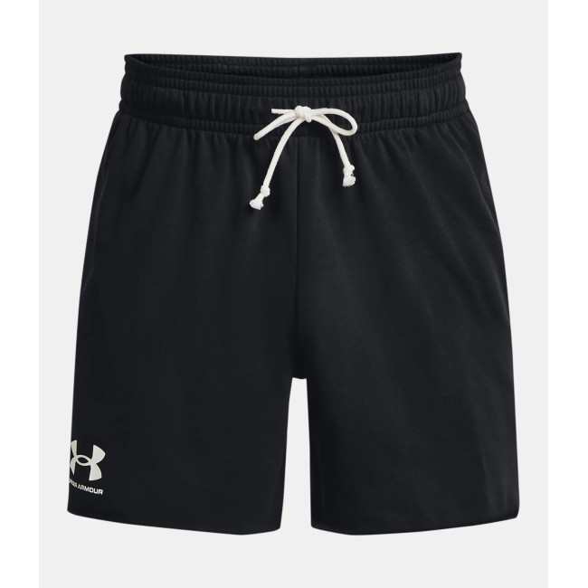 UA Rival Terry 6' Herren-Shorts - Schwarz - Under Armour