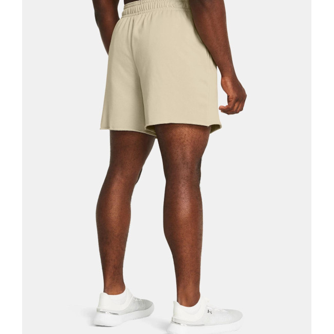 Short homme UA Rival Terry 6' - Khaki - Under Armour