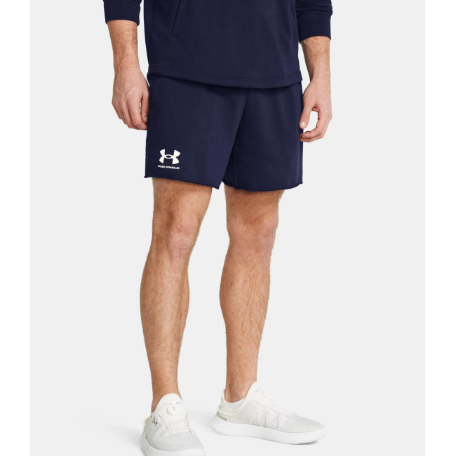 UA Rival Terry 6' Herren-Shorts - Marineblau - Under Armour