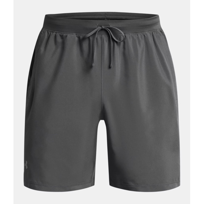 Spodenki męskie UA Launch Unlined 7' - Szary Kamień - Under Armour