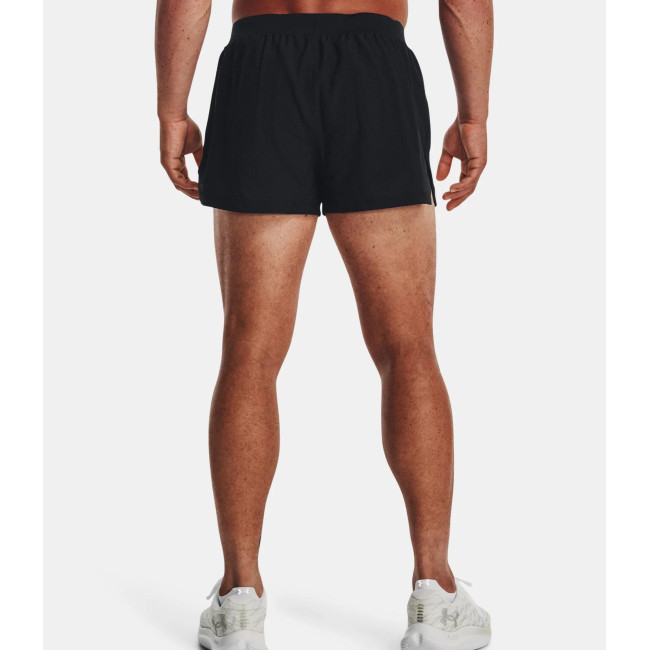 Heren Short UA Launch Split Perf - Zwart - Under Armour