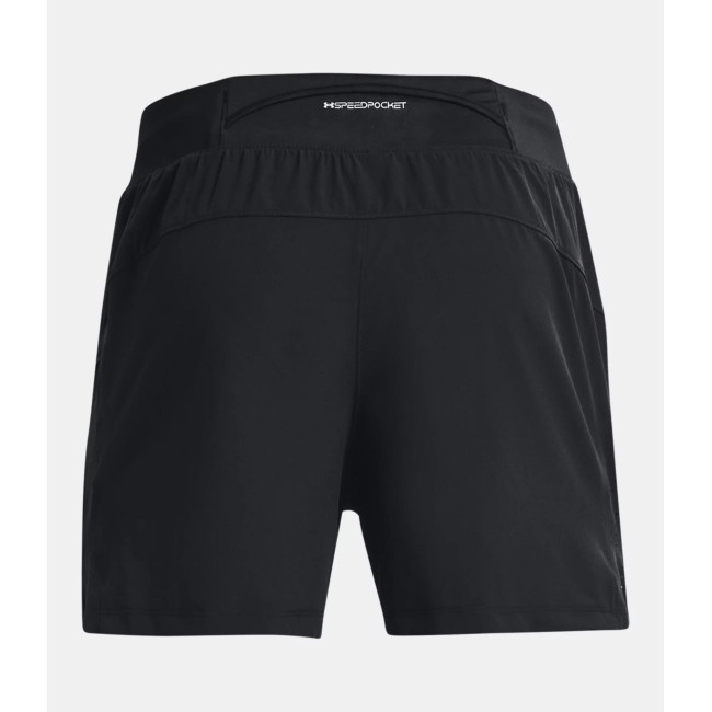 Heren Short UA Launch Elite 5'' - Zwart - Under Armour