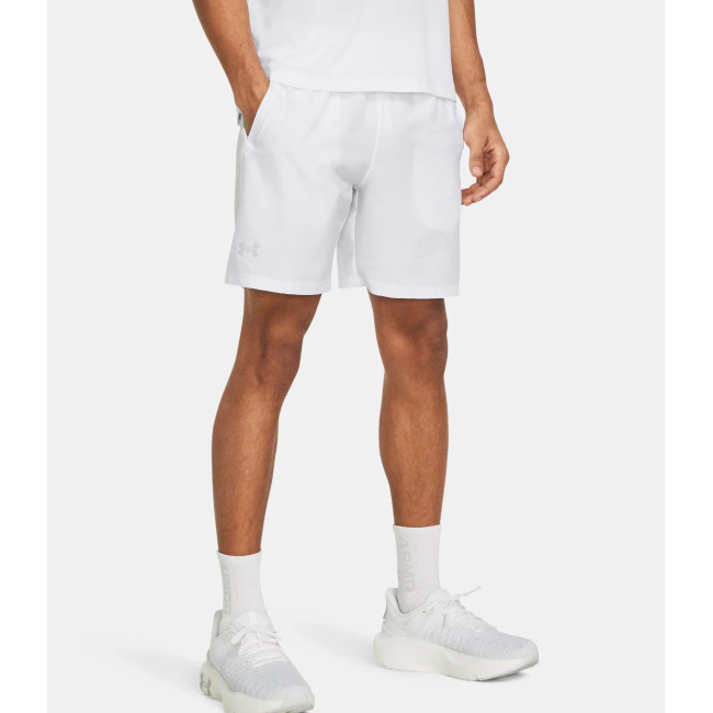 Heren Short UA Launch 7' - Wit - Under Armour