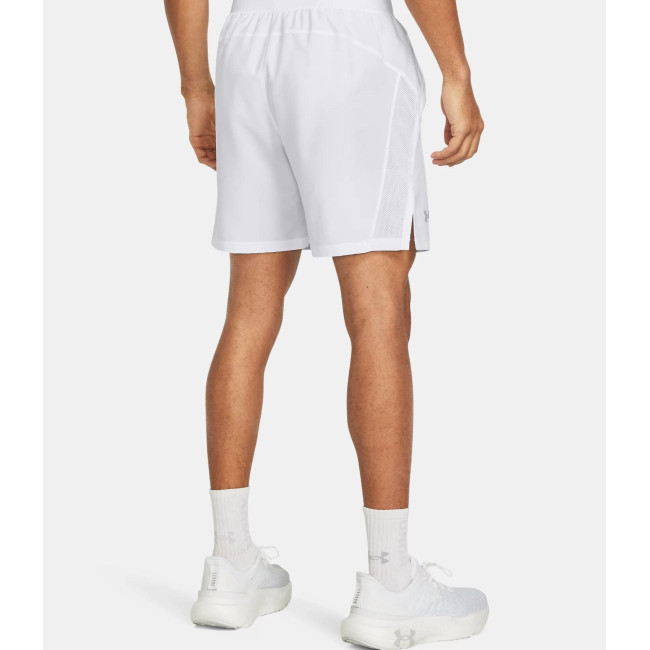 Short homme UA Launch 7' - Blanc - Under Armour
