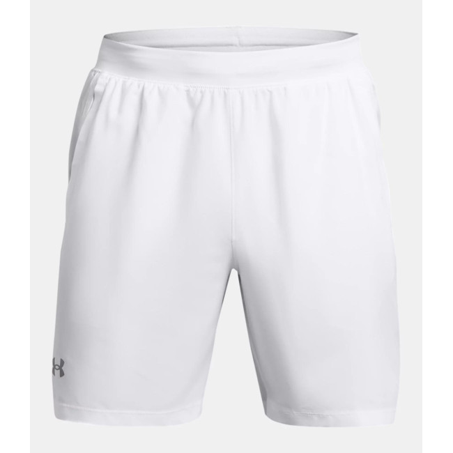 Spodenki męskie UA Launch 7' - Białe - Under Armour