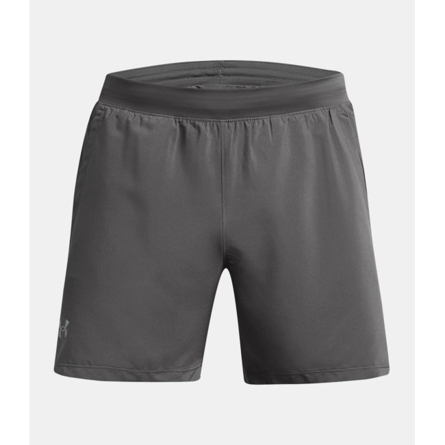 Heren Short UA Launch 5' - Steengrijs - Under Armour