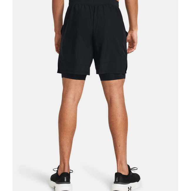 Herren UA Launch 2-in-1 7' Short - Schwarz - Under Armour
