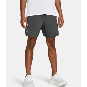 Spodenki męskie UA Launch 2 w 1 7' - Szary Kamień - Under Armour