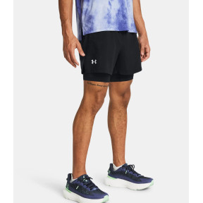 Short homme UA Launch 2 en 1 5' - Noir - Under Armour