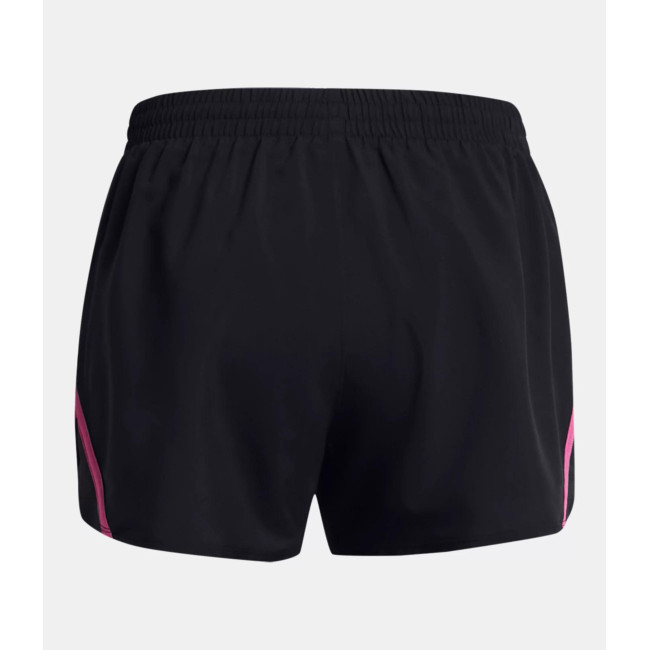 Short femme UA Fly-By 3' - Noir / Rose - Under Armour