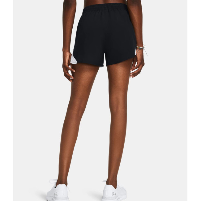 Short femme UA Fly-By 3' - Noir / Blanc - Under Armour
