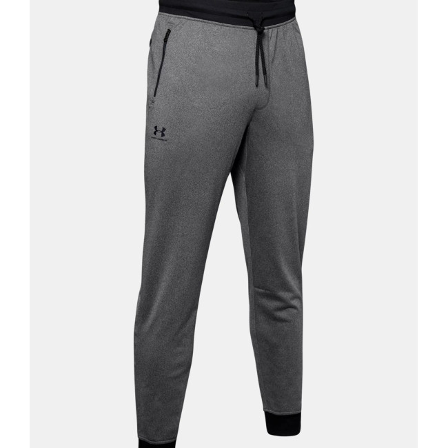 Spodnie dresowe UA Sportstyle dla mężczyzn - Szary Melanż / Czarny - Under Armour