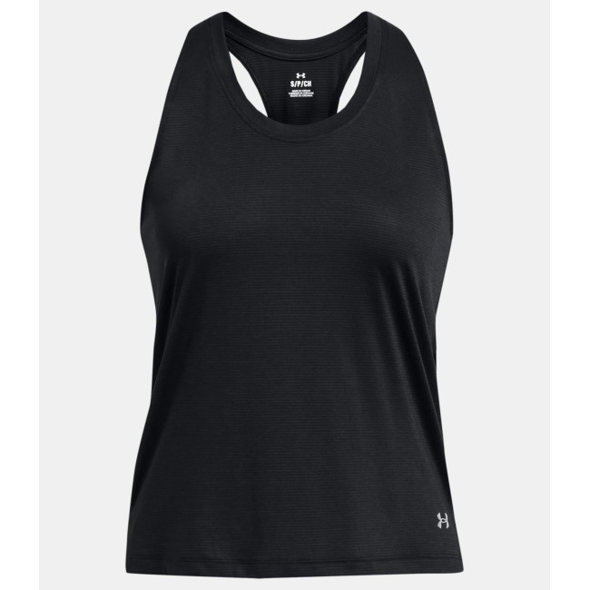 Dames mouwloos shirt UA Launch - Zwart - Under Armour