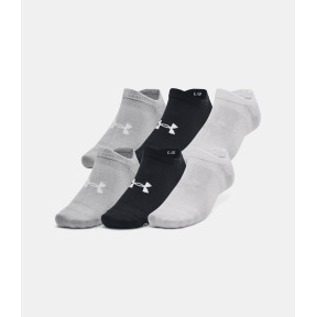 Lot de 6 paires de socquettes UA Essential - Noir / Blanc - Under Armour