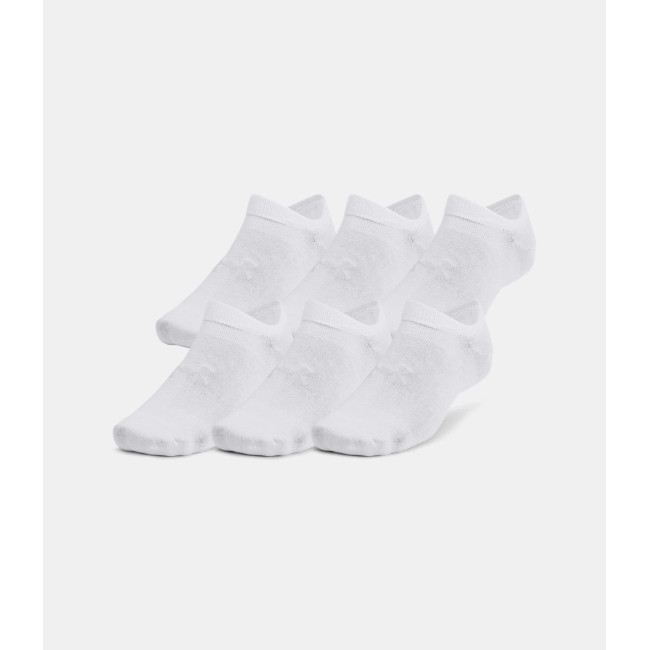 Set van 6 paar UA Essential sokken - Wit - Under Armour