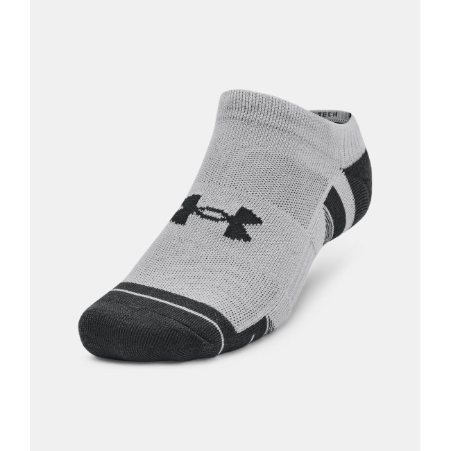 3er-Pack UA Performance Tech No Show Socken - Grau - Under Armour