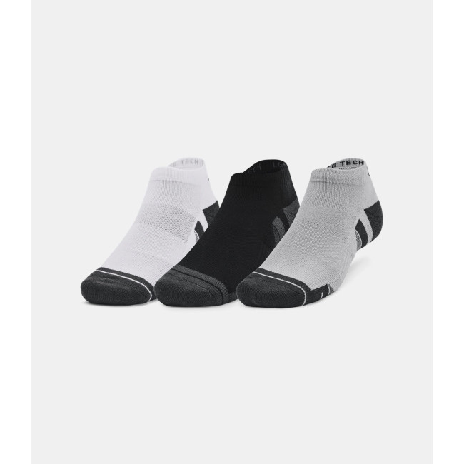 Lot de 3 paires de socquettes UA Performance Tech Low Cut- Gris - Under Armour