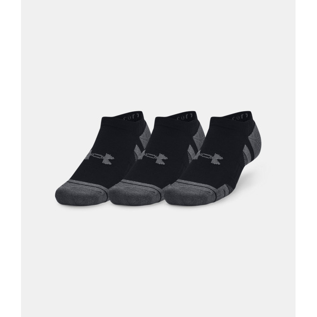 Zestaw 3 par skarpetek UA Performance Cotton No Show - Czarne - Under Armour